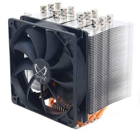 Scythe показывает кулер Mugen 3 Scythe показывает кулер Mugen 3